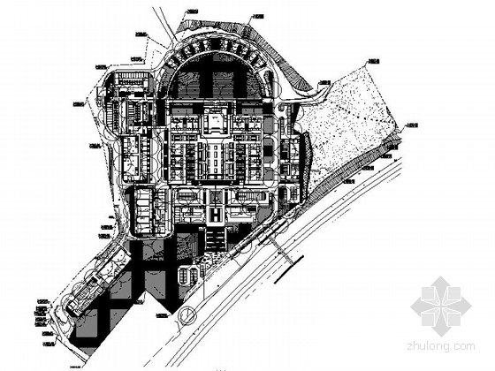 [深圳]火葬场改造扩建详细设计施工图-喷观点布置图