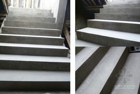 大钢模混凝土成优率资料下载-[QC成果]确保楼梯踏步混凝土施工一次成优汇报