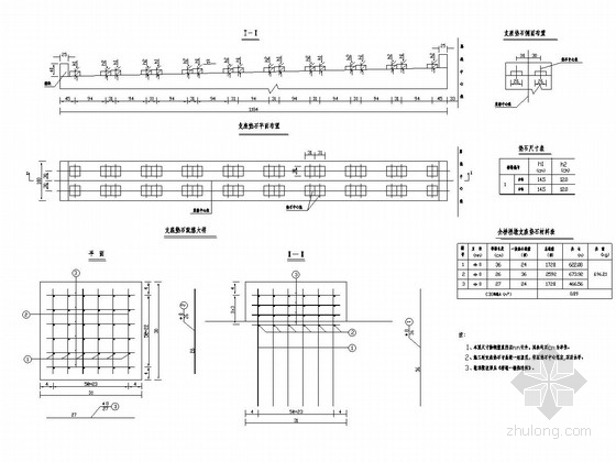 预应力简支空心板桥设计图资料下载-2×10m预应力混凝土简支空心板桥桥墩设计（含支座）