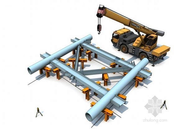 钢结构大门工程资料下载-[江苏]建筑挡风抑尘墙工程钢结构安装专项方案