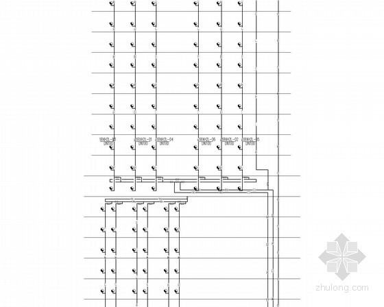 [广东]厂房食堂全套给排水消防施工图（系统全面 大空间智能灭火 雨水收集利用）-消火栓系统展开图 