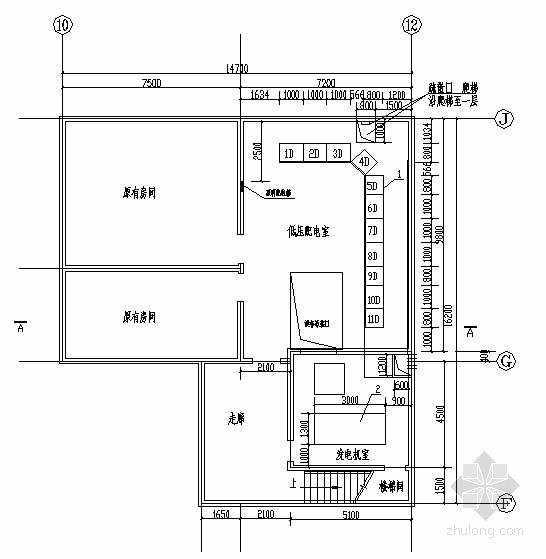 地上配电室建筑图资料下载-配电室电气施工图