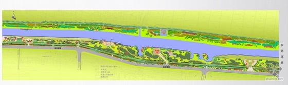 带状水生滨河公园资料下载-江苏徐州某滨河公园设计方案