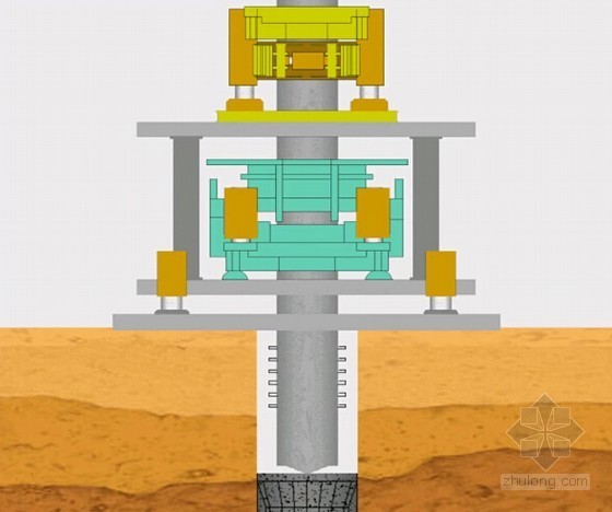 盖挖逆作法动画资料下载-盖挖逆作法地铁车站钢管柱施工图解