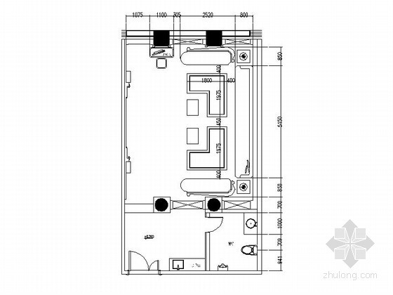 免费欧式立面图资料下载-欧式油画喷绘装饰会所中包厢立面图