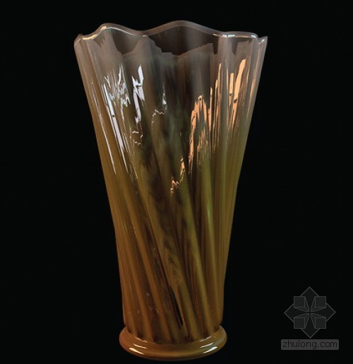 3DMAX圆形座椅模型资料下载-玻璃花瓶3DMAX模型