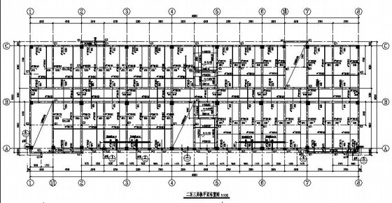 屋面构架图资料下载-四层框架办公楼结构施工图（独基、梯屋面）
