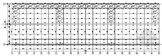 钢屋架三角架图纸免费资料下载-42m跨空腹三铰拱屋架图纸