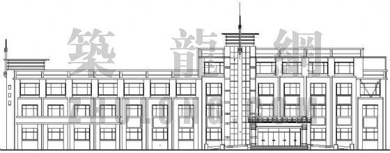 低层办公楼建筑设计资料下载-某三层办公楼建筑设计方案