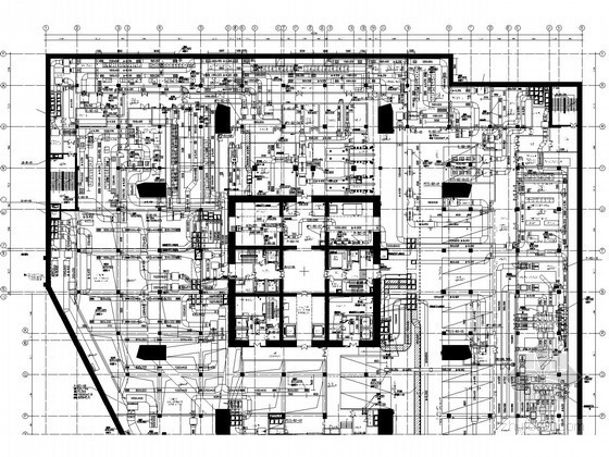 风冷模块供冷资料下载-[广东]地标建筑暖通空调设计全套施工图444张(660米，46万平)