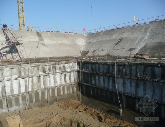 建筑工程支护桩监测方案资料下载-建筑工程沿海滩涂地区深基坑支护施工工法（土钉墙和护坡桩相结合）