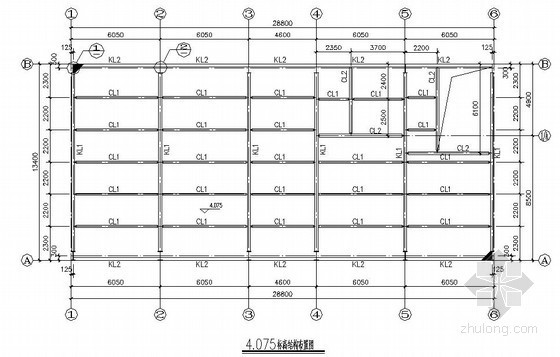 二层仓库cad资料下载-钢框架结构仓库结构施工图（二层 含建筑施工图）