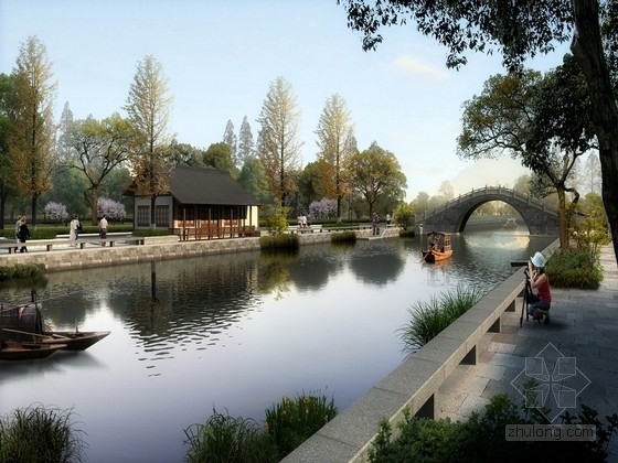 绿廊施工方案资料下载-[杭州]纵贯之江的山水生态长河与人文休闲绿廊景观规划设计方案