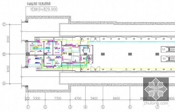 [湖南]2014地铁机电安装及设备区建筑装修工程量清单及  招标文件（含详细图纸）-站台照明平面图