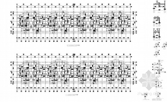 砖混结构资料下载-砖混结构小区结构施工图（五栋）