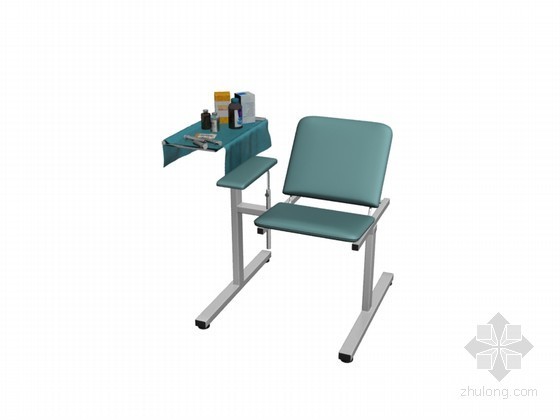 医疗模型模型资料下载-医疗桌3D模型下载