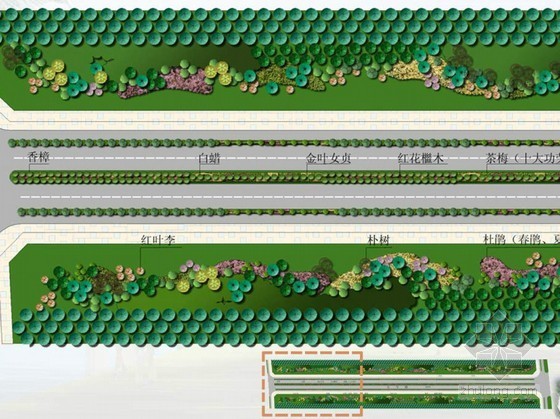 历史街区街道环境设计资料下载-[宁波]经济技术开发区绿道环境设计方案