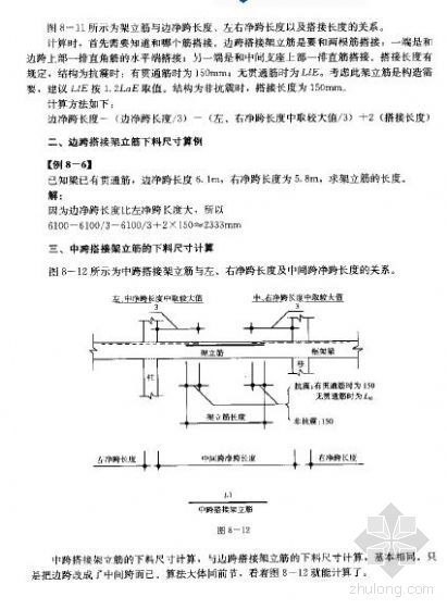 长度钢筋资料下载-框架梁中纵向钢筋下料长度计算知识讲解