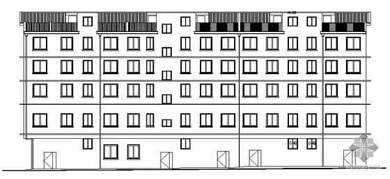 26层住宅楼建筑施工图纸资料下载-某五层住宅楼建筑施工图