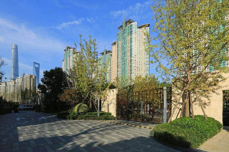 绿地公馆上海资料下载-上海保利ONE56住宅景观