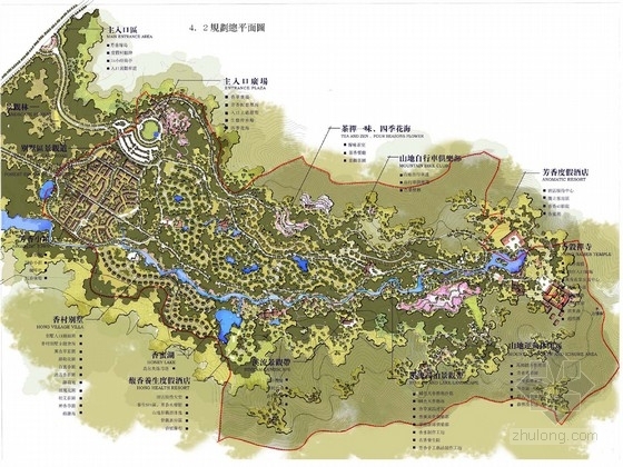 河南旅游度假区景观资料下载-[青岛]生态休闲旅游度假区景观概念规划方案