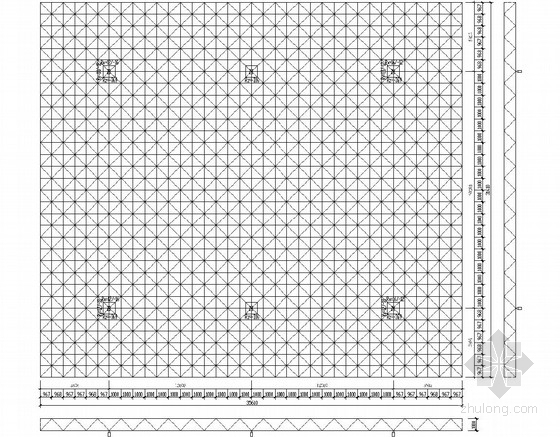 2层砖混结构仓库施工图资料下载-砌体结构加气站结构施工图（罩棚钢结构 网架结构）