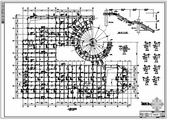 商场办公楼方案资料下载-某商场办公楼结构设计图