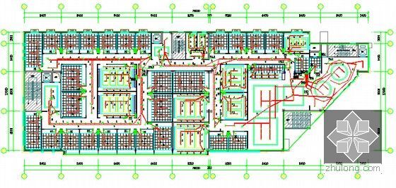 [湖南]2015年办公楼室内装修改造工程量清单控制价及招标文件(含施工图纸)-照明平面图