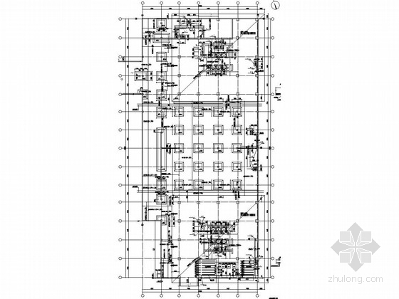 水景泵坑结构图资料下载-[山东]30层框架核心筒结构商业办公楼结构图（地下两层）