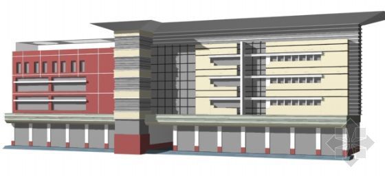三层医疗建筑CAD资料下载-建筑三层楼