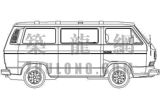 面包车CAD图块资料下载-面包车9