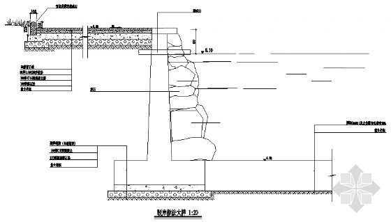 驳岸做法图集资料下载-驳岸做法大样