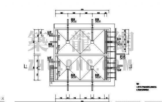CAD气浮池图资料下载-江苏某200吨/天气浮池全套图纸