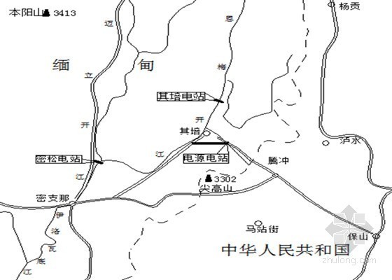 门站工程施工应急预案资料下载-[缅甸]电源电站综合枢纽工程施工组织设计（406页 引水式水电站）