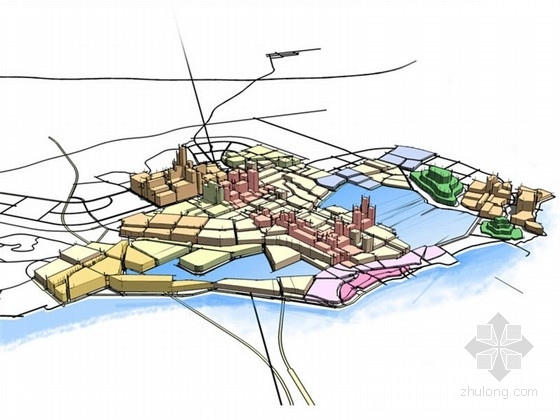 城市风貌图资料下载-[湖南]滨湖城区风貌规划设计方案文本