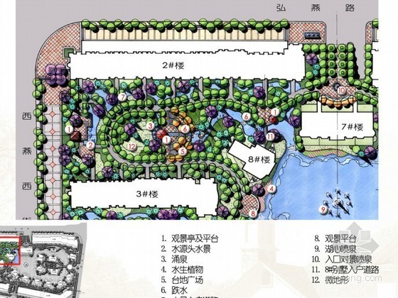 [北京]欧式园林风格居住区景观规划设计方案- 