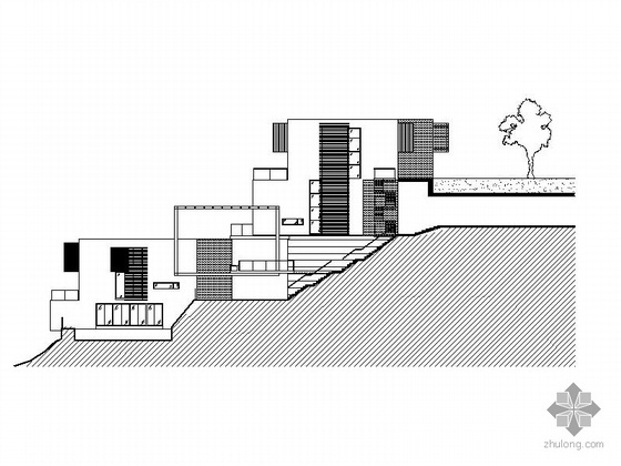 小区停车位模型资料下载-[深圳]某十七英里住宅小区建筑方案CAD图、模型照片