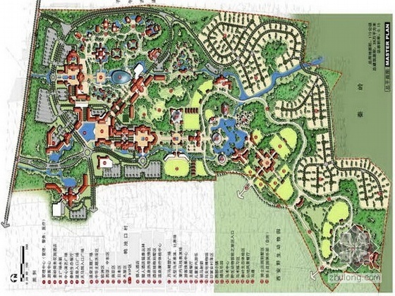 生态旅游区停车场规划资料下载-[西安]生态旅游区东区景观项目规划方案