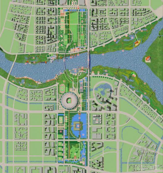 自行车棚制作及自行车棚图片资料下载-[HASSELL]佛山市中央公园及滨河公园规划设计