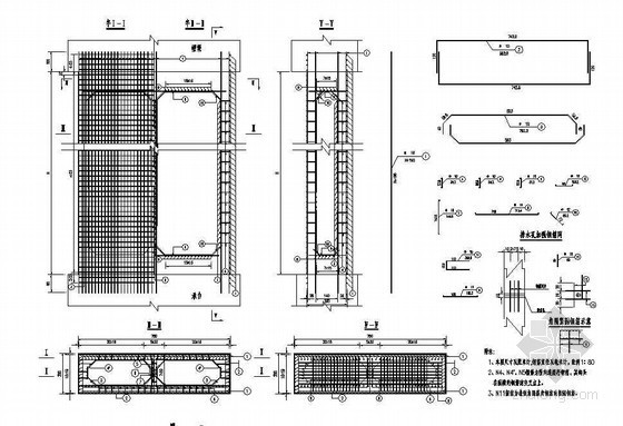 混凝土梁节点图资料下载-预应力混凝土T梁连续刚构桥墩墩柱钢筋布置节点详图设计
