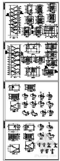 建筑CAD楼梯详图资料下载-某楼梯详图