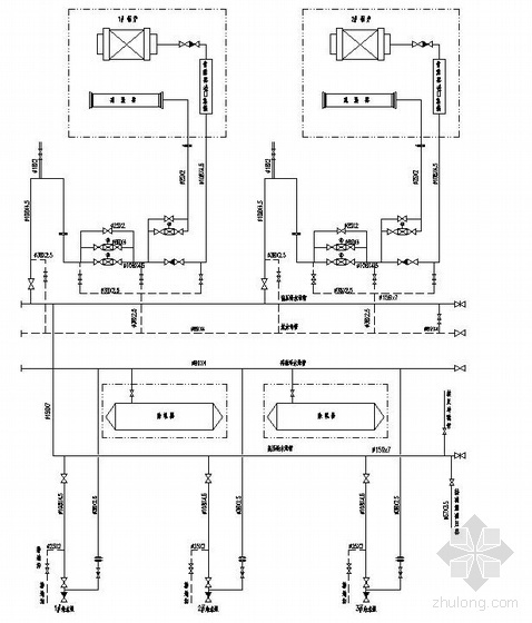 室内给水管道安装CAd图资料下载-广西某公司高压给水管道安装图