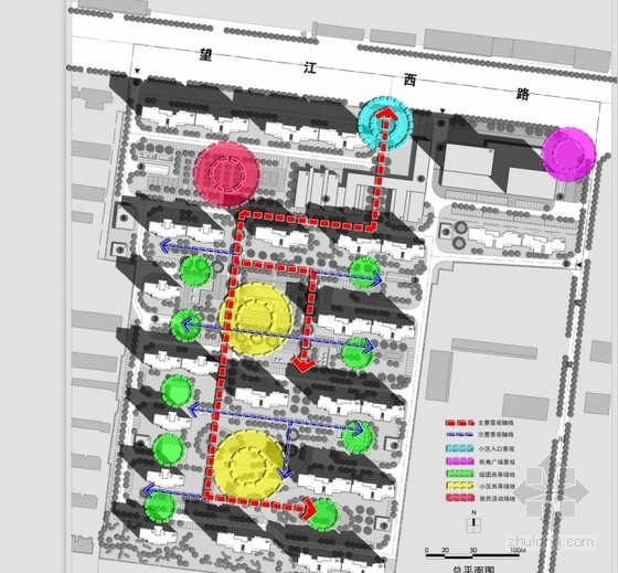 [合肥]某住宅区规划及单体建筑设计方案文本-图7