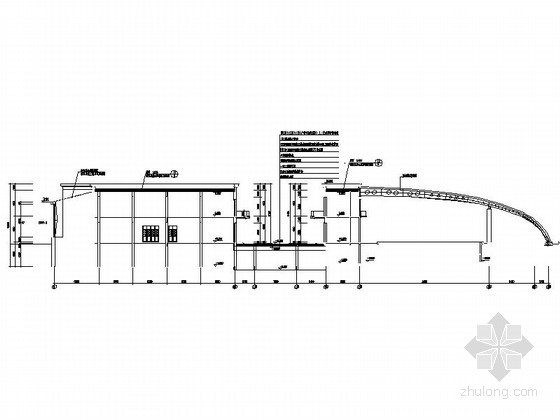 [双城]某广场二层洗浴餐饮中心建筑施工图- 