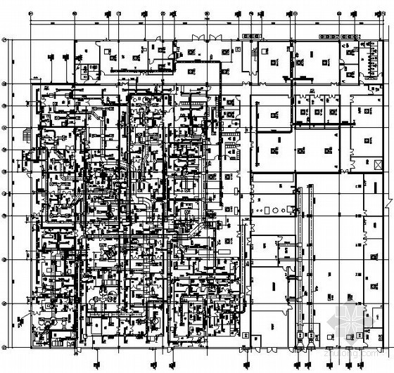 海南空调图纸资料下载-[海南]大型综合厂房空调设计施工图