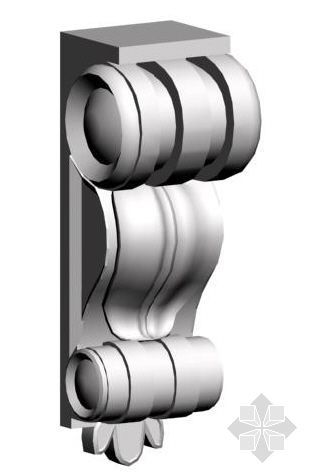 欧式cad构件资料下载-旋涡2676（欧式构件）
