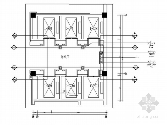 电梯间节点图资料下载-[江苏]某度假酒店电梯间装修图