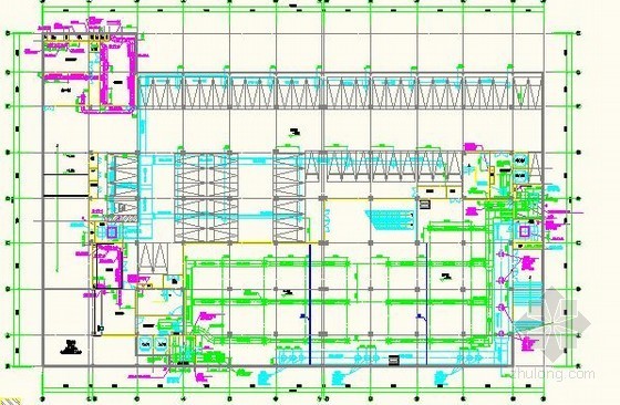 购物商场平面资料下载-[四川]多层购物商场空调通风及防排烟系统设计施工图