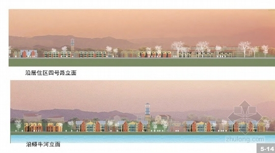 [北京]大型住宅区规划方案设计文本-住宅区立面图