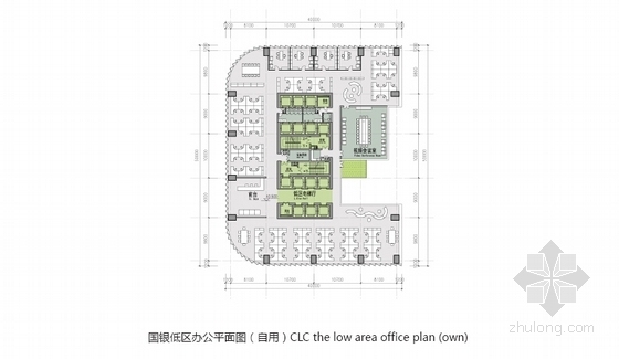 [深圳]超高层金融大厦建筑设计方案文本（含2个地块）-超高层金融大厦各层平面图